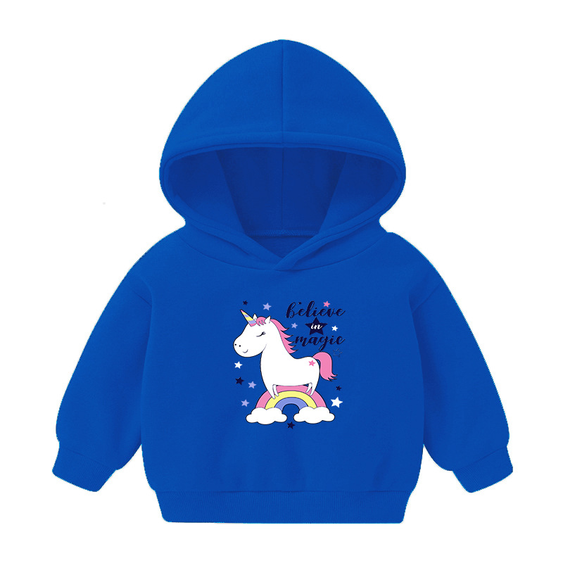 Foreign Trade Children's Wear Girls' Boys' Cute Long Sleeve Hoodies Children Fashionable Fleece-Lined Hooded Autumn Baby Clothes Foreign Trade Children's Wear Girls' Boys' Cute Long Sleeve Hoodies Children Fashionable Fleece-Lined Hooded Autumn Baby Clothes