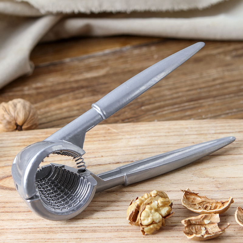 [In Stock Wholesale] Household Zinc Aluminum Alloy Walnut Clip Nut Pine Nuts Walnut Shell Separator Creative Siberian Hazelnut Pliers