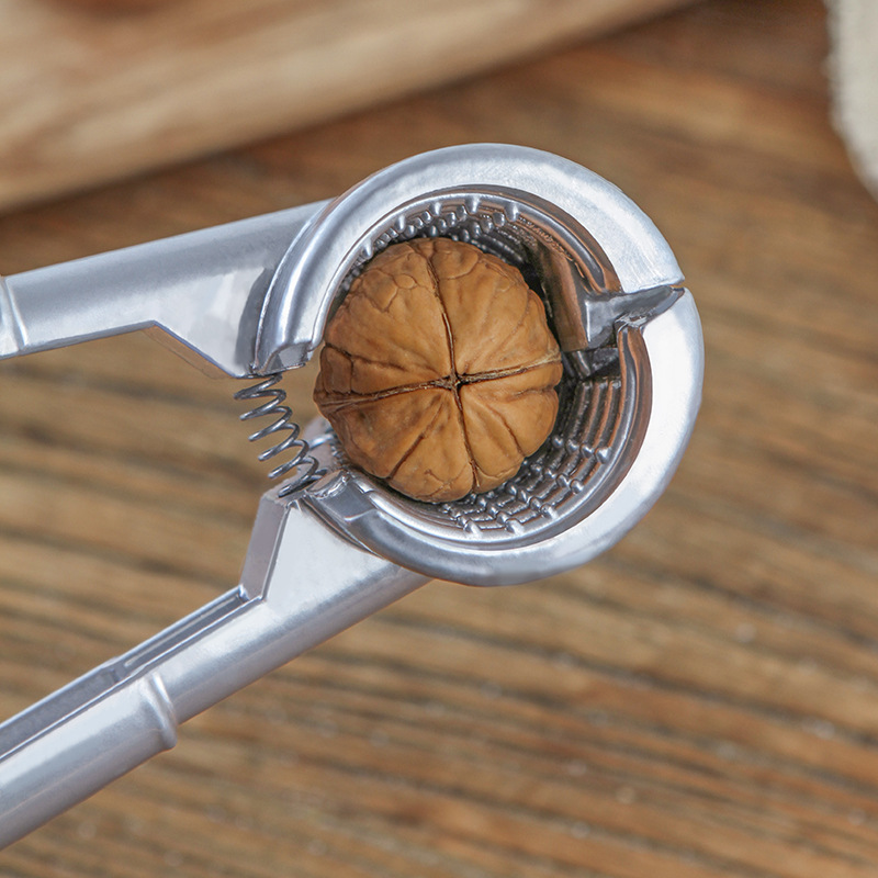[In Stock Wholesale] Household Zinc Aluminum Alloy Walnut Clip Nut Pine Nuts Walnut Shell Separator Creative Siberian Hazelnut Pliers