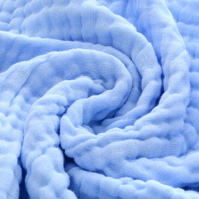 Whole Plain Pleated SixLayer Washed Gauze Children&#039;s Duvet Soft Baby&#039;s Bath Towel Baby Child Cover Quilt Towel Blanket