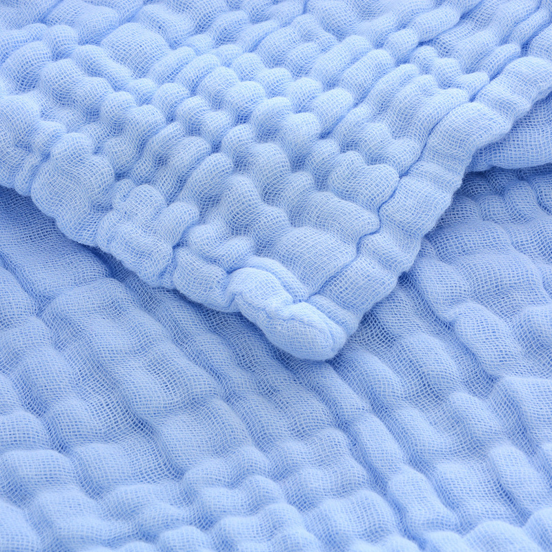 Whole Plain Pleated SixLayer Washed Gauze Children's Duvet Soft Baby's Bath Towel Baby Child Cover Quilt Towel Blanket