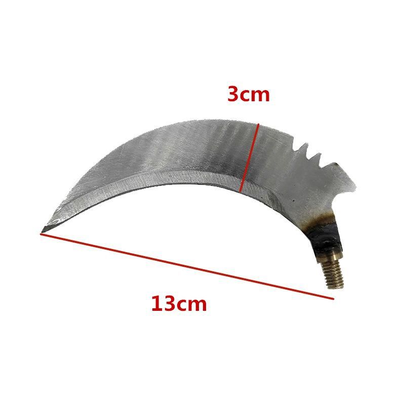 Toona Sinensis Picking Rod High-Altitude Fruit Picking Rod Telescopic Stainless Steel Landing Net Water Grass Cutting Knife Fishing Betel Nuts Rod Betel Nut Knife