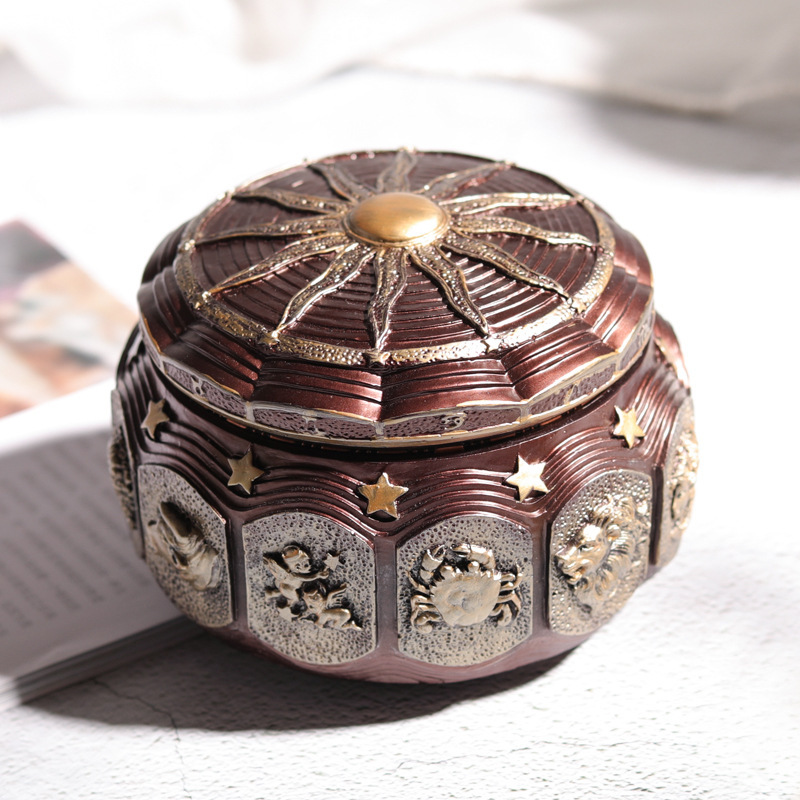Chocolate House Factory Direct Sales Twelve Constellation Music Box Fashion Creative Gift for Boyfriends and Girlfriends Birthday Gift