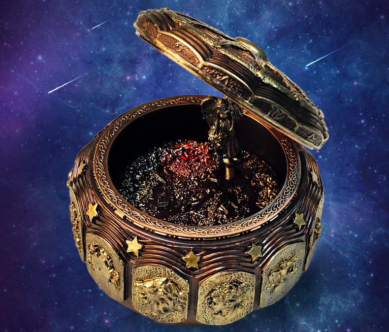 Chocolate House Factory Direct Sales Twelve Constellation Music Box Fashion Creative Gift for Boyfriends and Girlfriends Birthday Gift