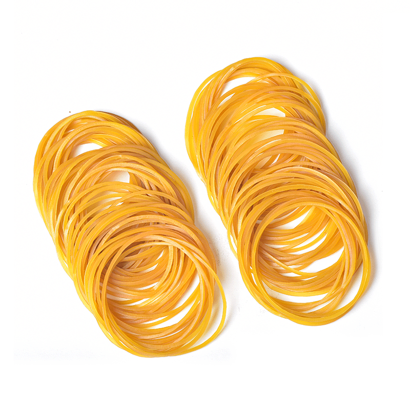 Vietnam Imported Disposable Yellow Rubber Band Oil-Free High Temperature Resistant Rubber Band Tied Vegetables Binding Money Rubber Band
