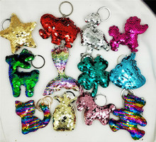 New South Korea Imported Children's Hair Accessories Glitter Unicorn Cartoon Pony Girl's Rubber Band Hair Rope Hair Ring Hair Rope