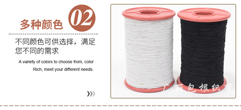 guang li Springs Imported Rubber Wire Elastic String Elastic Cored Wire Garment Accessories Currently Available Wholesale guang li Springs Imported Rubber Wire Elastic String Elastic Cored Wire Garment Accessories Currently Available Wholesale
