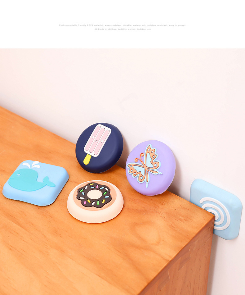 Door Handle Crash Pad Behind The Door Silicone Mute Anti-Door Collision Door Stop Thickened Refrigerator Collision Sticker Behind The Door Crashproof Pad Door Handle Crash Pad Behind The Door Silicone Mute Anti-Door Collision Door Stop Thickened Refrigerator Collision Sticker Behind The Door Crashproof Pad