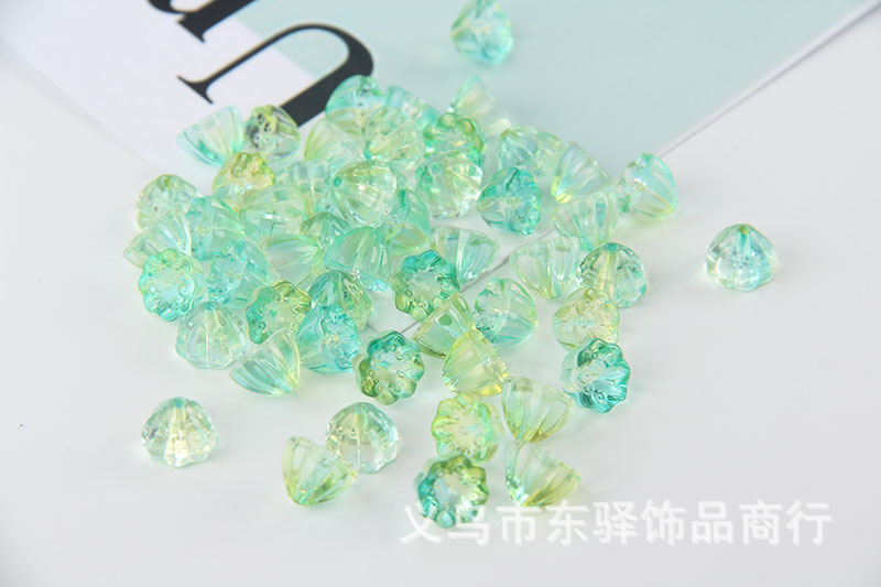 DIY Imported Czech Glaze 6 * 8mm Lotus Seedpod Flower Bracelet Hairpin Headdress Earrings Handmade Jewelry Accessories Material