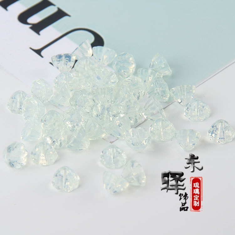 DIY Imported Czech Glaze 6 * 8mm Lotus Seedpod Flower Bracelet Hairpin Headdress Earrings Handmade Jewelry Accessories Material