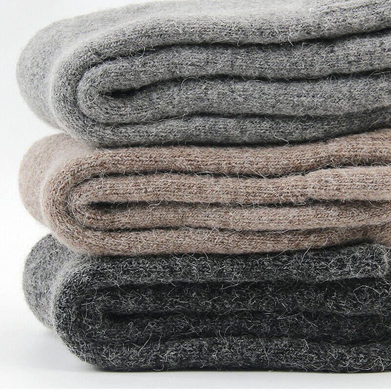 Wool Socks Women's Custom Wool Socks Foreign Trade Men's and Women's Cross-Border Imported Raw Materials Manufacturer Cotton Fashion Brand