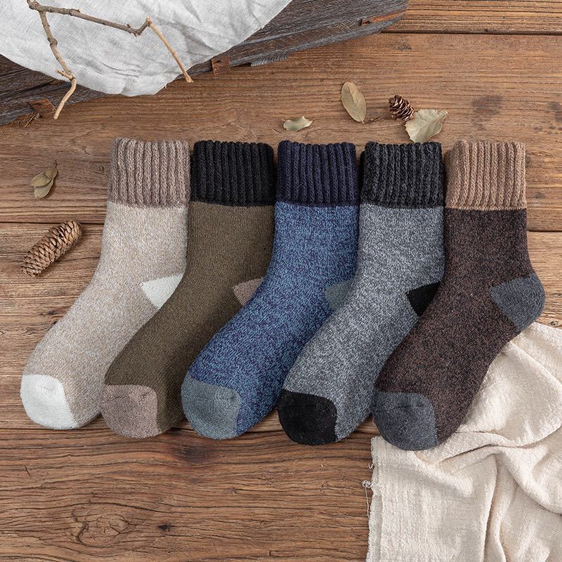Wool Socks Women's Custom Wool Socks Foreign Trade Men's and Women's Cross-Border Imported Raw Materials Manufacturer Cotton Fashion Brand