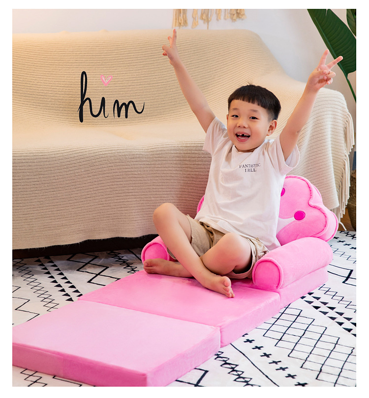 Children's Folding Sofa Kindergarten Baby Seat Stool Lazy Lying Sleeping Sofa Removable and Washable Hair Generation Children's Folding Sofa Kindergarten Baby Seat Stool Lazy Lying Sleeping Sofa Removable and Washable Hair Generation