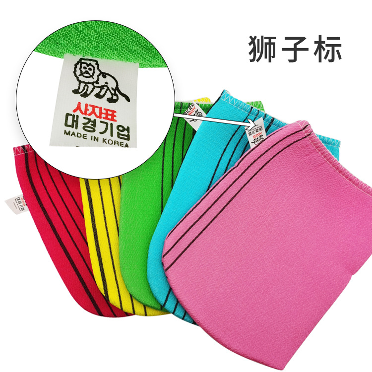 South Korea Imported Grandma Bath Towel Adult and Children Rubbing Mud Does Not Hurt Bath Gloves Labor-Saving Back Rub Bath Towel