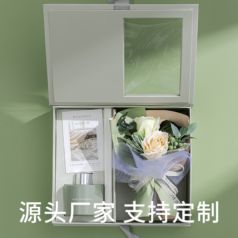 Flower Soap Flower Gift Box Valentine's Day Gift Creative Birthday Teacher's Day Gift Aromatherapy Bouquet Hand Gift