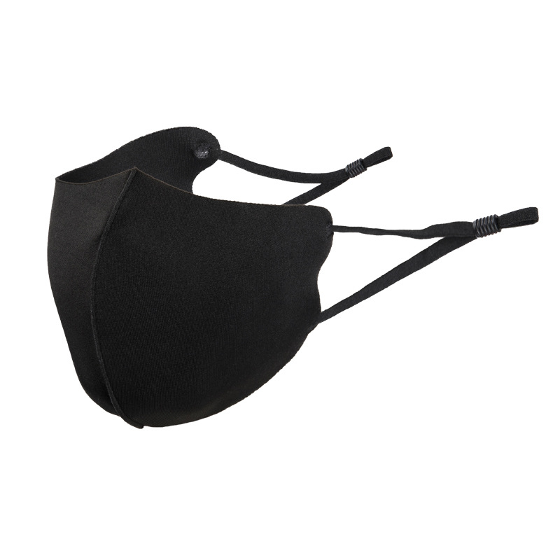 Spring and Summer Ice Silk Mask Ice Silk Space Cotton Sponge Washable and Dustproof Breathable Anti-DDoS Cold Feeling Cool Cloth Mask