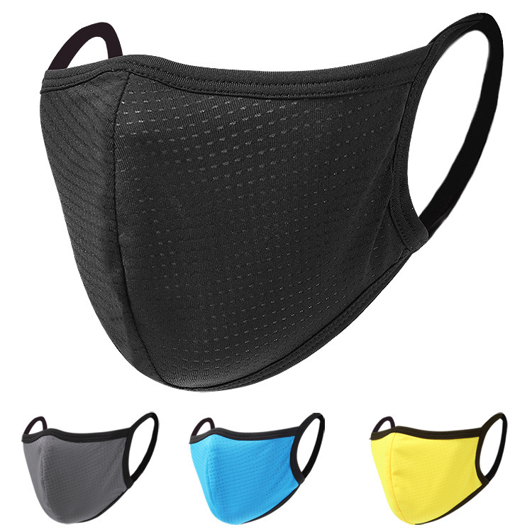 Cross-Border Ice Silk Quick-Drying/Double-Layer Breathable Dustproof Anti-Gray Mask Men and Women Four Seasons Outdoor Windproof Cycling