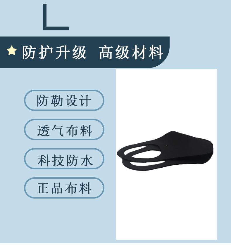 Spring and Summer Ice Silk Mask Ice Silk Space Cotton Sponge Washable and Dustproof Breathable Anti-DDoS Cold Feeling Cool Cloth Mask