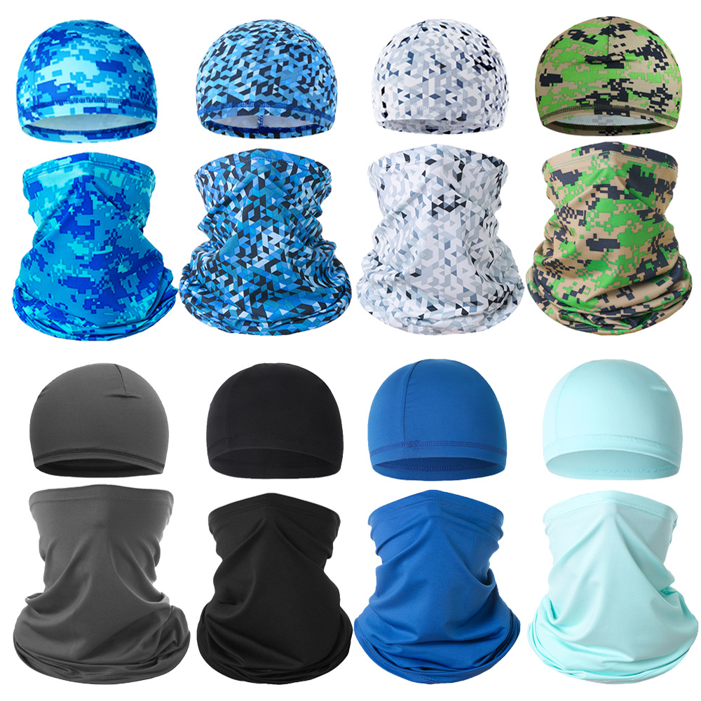 Outdoor Milk Silk Headscarf Head Cover Multi-Functional Scarf Breathable Cycling Scarf Mask Sunscreen Bandana Cycling Headscarf