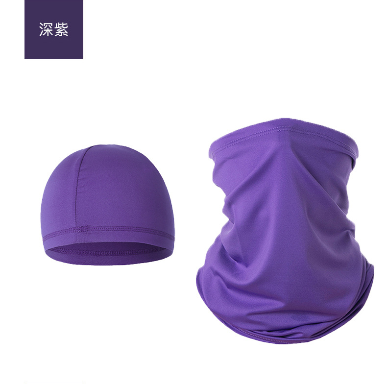 Outdoor Milk Silk Headscarf Head Cover Multi-Functional Scarf Breathable Cycling Scarf Mask Sunscreen Bandana Cycling Headscarf