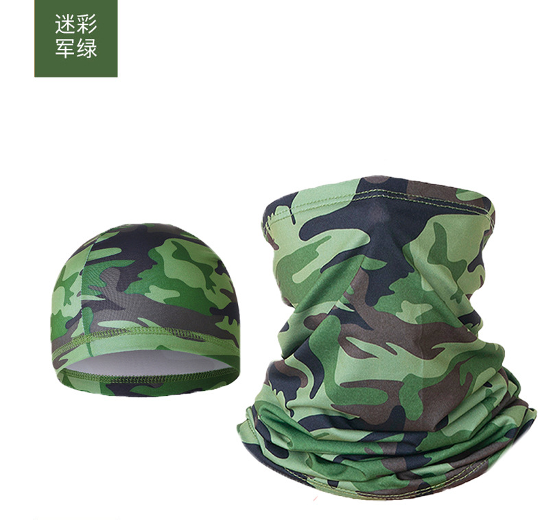 Outdoor Milk Silk Headscarf Head Cover Multi-Functional Scarf Breathable Cycling Scarf Mask Sunscreen Bandana Cycling Headscarf