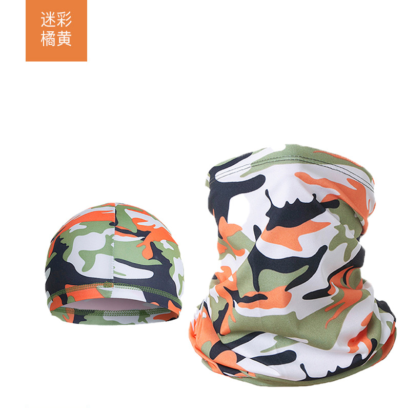 Outdoor Milk Silk Headscarf Head Cover Multi-Functional Scarf Breathable Cycling Scarf Mask Sunscreen Bandana Cycling Headscarf
