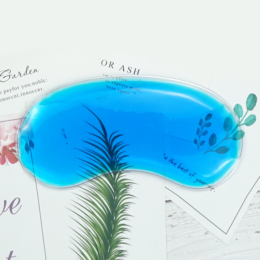 Ice Pack Eye Mask Spot Solid Color Hot-Selling New Arrival Ice Pack Silk Eye Mask Eye Mask about 15G Ice Pack about 56.8G