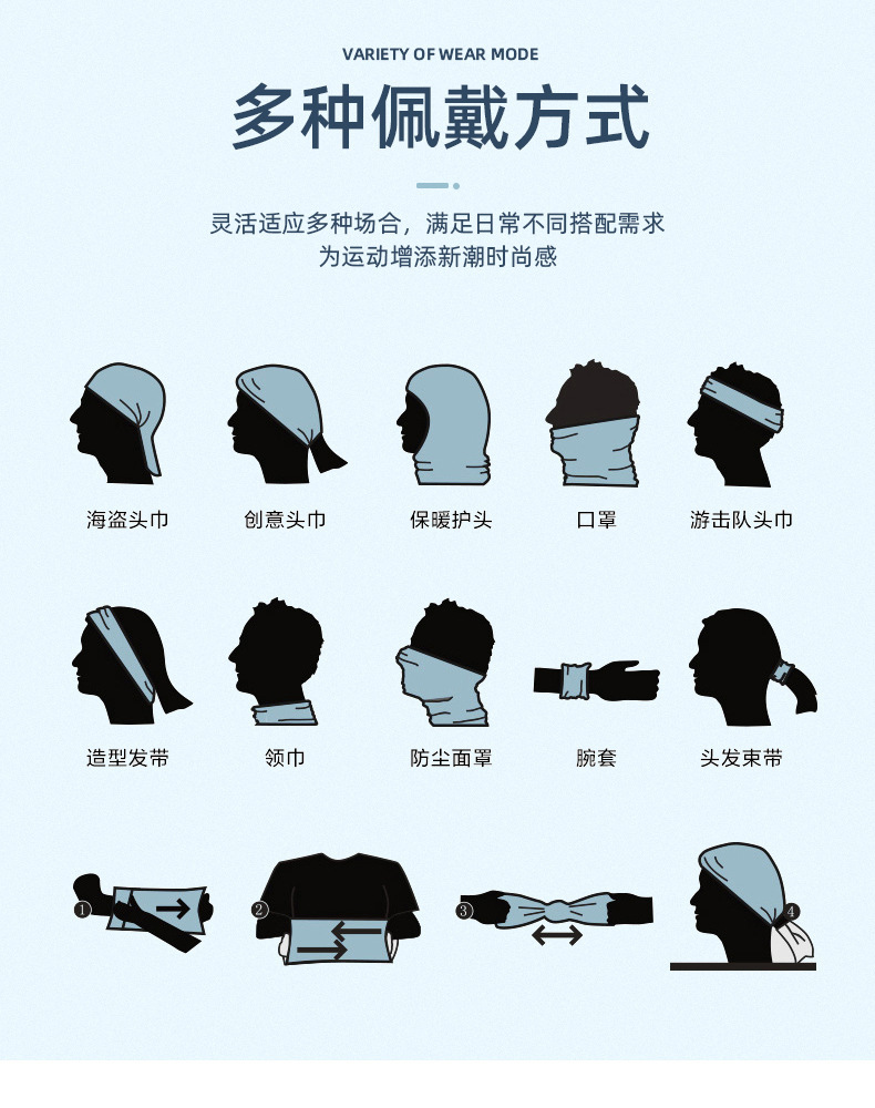 Ice Silk Sun-Proof Headgear Scarf Outdoor Quick-Drying Breathable Cycling Ice Silk Scarf Mask Sunscreen Face Care Cycling Mask