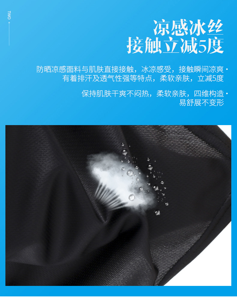 Ice Silk Sun-Proof Headgear Scarf Outdoor Quick-Drying Breathable Cycling Ice Silk Scarf Mask Sunscreen Face Care Cycling Mask