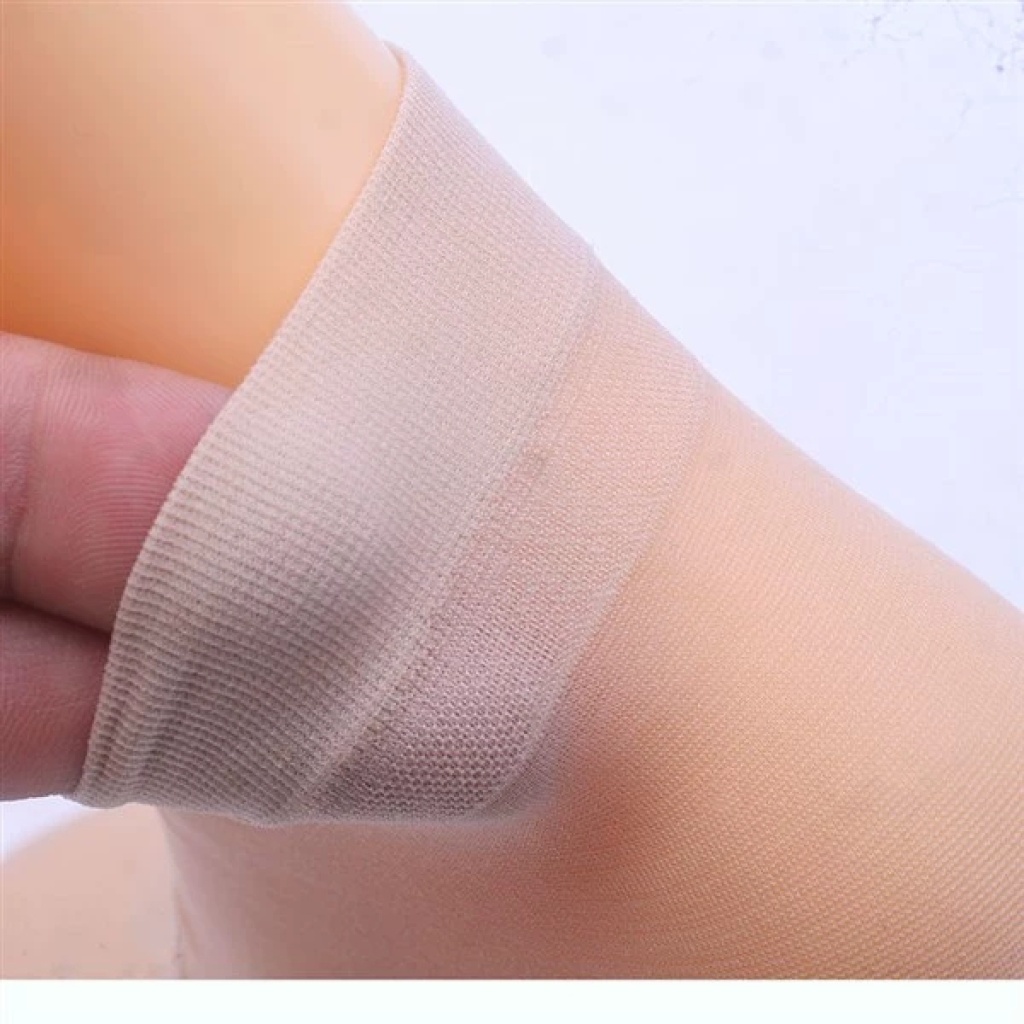 Short silk stockings leaves lady hook silk core silk steel mask socks thin spring and Autumn style silk stockings 1 pack 100 pairs
