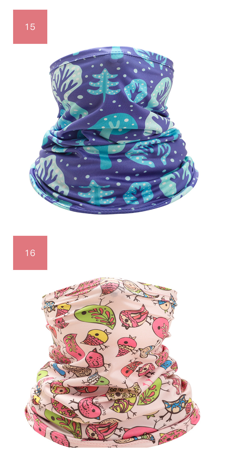 Summer Ice Silk Children's Neckerchief Outdoor Sports Digital Printing Cartoon Cycling Sunscreen Mask Multifunctional Magic Headband