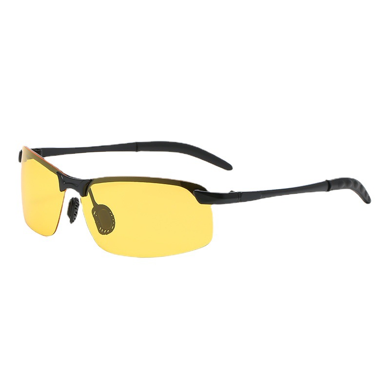 3043 Smart Color-Changing Polarized Sunglasses Day and Night Dual-Use Men&#039;s Sports Metal Fishing Glasses Driver Driving Sunglasses