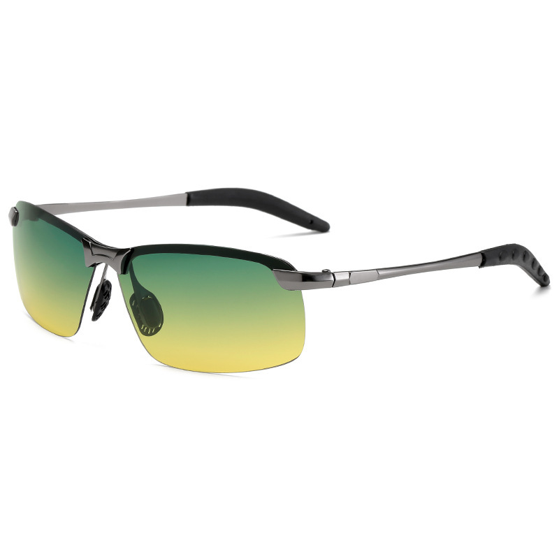 Factory Goods 3043 Polarized Sunglasses Smart Color Changing Night Vision Goggles Day and Night Dual Use Driving Glasses Fishing Glasses Sunglasses