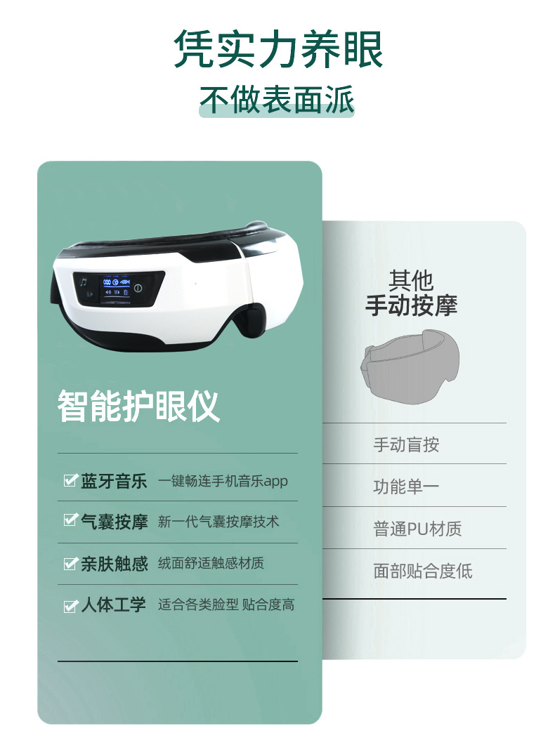 New Eye Massager Charging Electric Eye Massager Air Pressure Hot Compress Bluetooth Eye Care Machine Smart Massage Glasses New Eye Massager Charging Electric Eye Massager Air Pressure Hot Compress Bluetooth Eye Care Machine Smart Massage Glasses