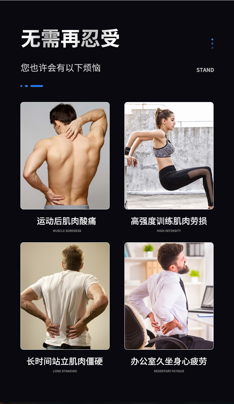 Wireless Massage Gun Massage Gun LED Screen Display High Frequency Vibration Massage Gun Motion Massage Gun Massage Stick