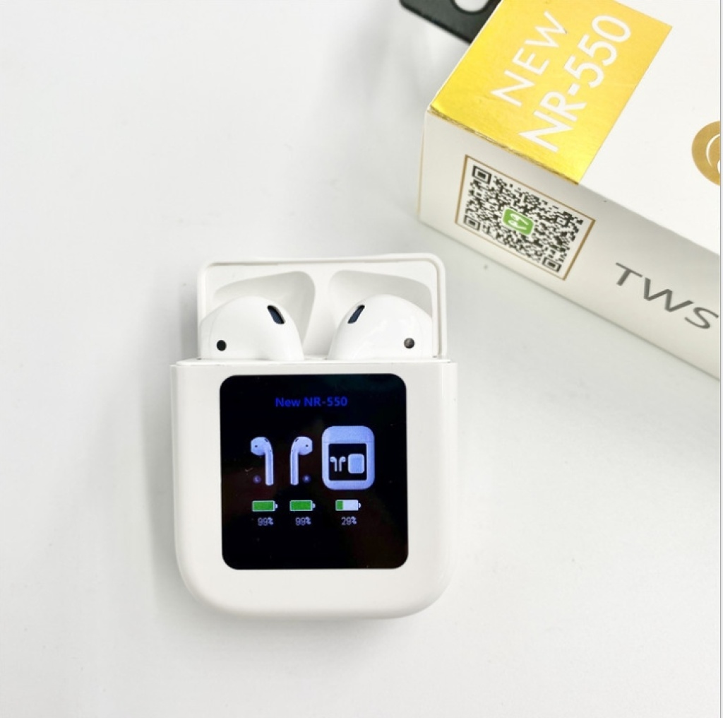 TWS Bluetooth Headset HD Digital Display LED Screen Changeable Picture Low Power Consumption Ultra-Long Life Battery Bluetooth Headset