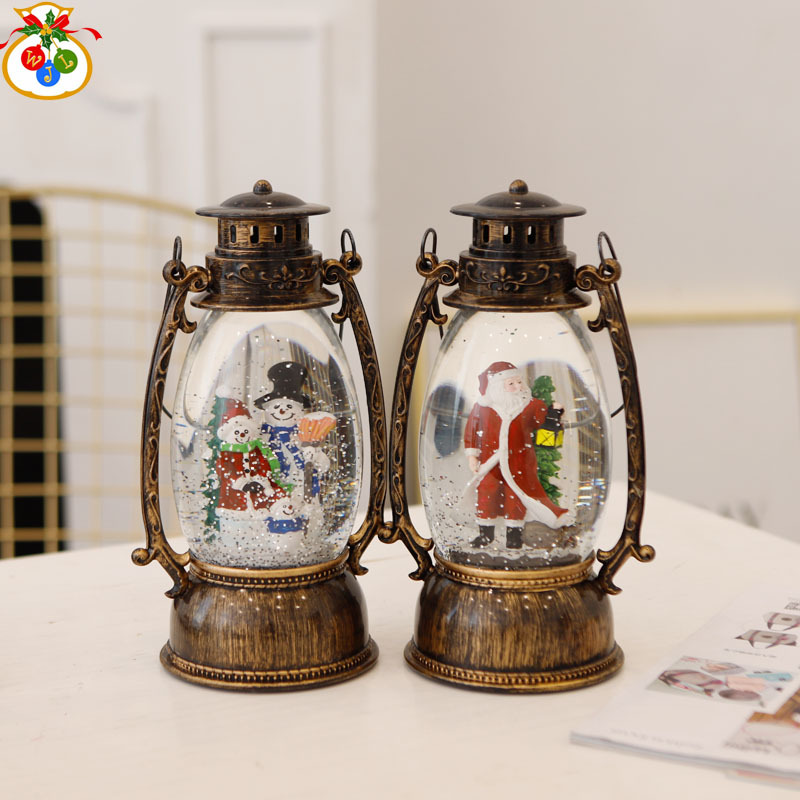 Oval Barn Lantern Led Night Light Table Lamp Creative Ambience Light Xinqite Electronic Products European-Style Decoration Birthday