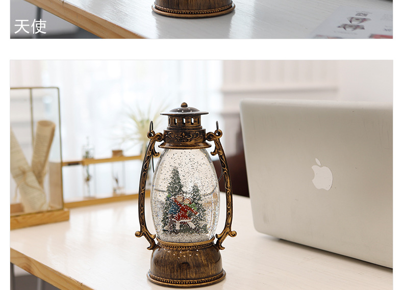 Oval Barn Lantern Led Night Light Table Lamp Creative Ambience Light Xinqite Electronic Products European-Style Decoration Birthday