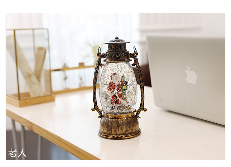Oval Barn Lantern Led Night Light Table Lamp Creative Ambience Light Xinqite Electronic Products European-Style Decoration Birthday