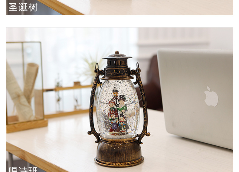 Oval Barn Lantern Led Night Light Table Lamp Creative Ambience Light Xinqite Electronic Products European-Style Decoration Birthday