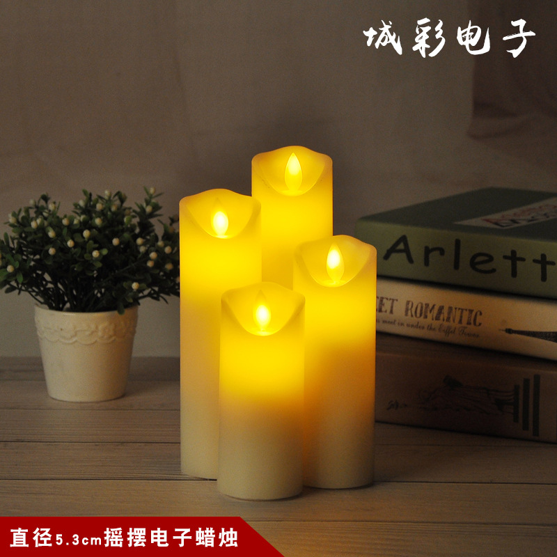 Electric Candle Lamp LED Candle Buddha Lamp Confession Proposal Wedding Road Lead Home Decoration Script Kill Chamber Props