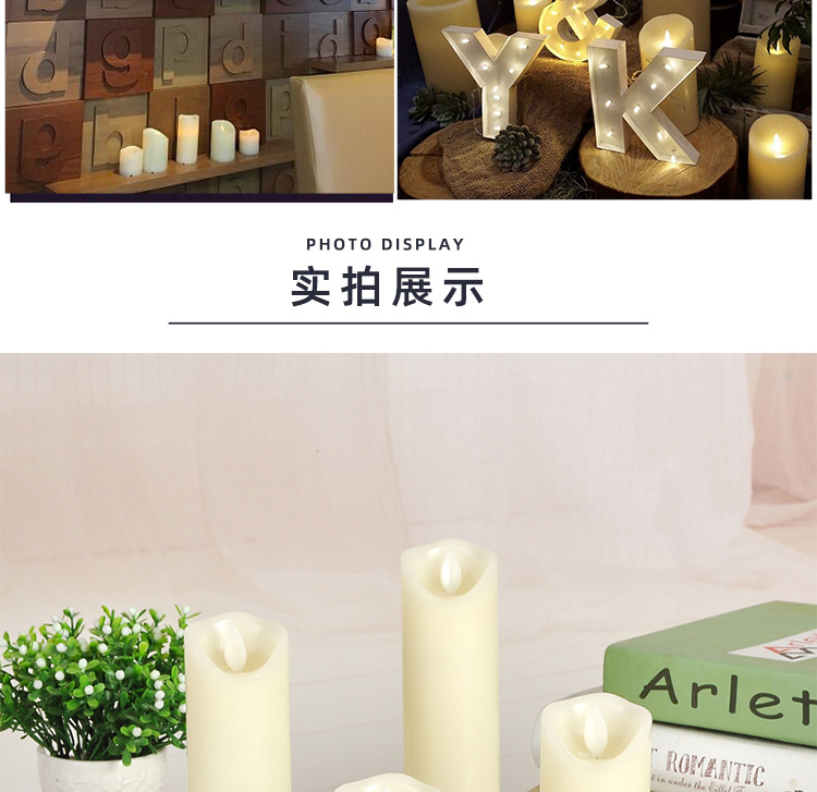 Electric Candle Lamp LED Candle Buddha Lamp Confession Proposal Wedding Road Lead Home Decoration Script Kill Chamber Props Electric Candle Lamp LED Candle Buddha Lamp Confession Proposal Wedding Road Lead Home Decoration Script Kill Chamber Props