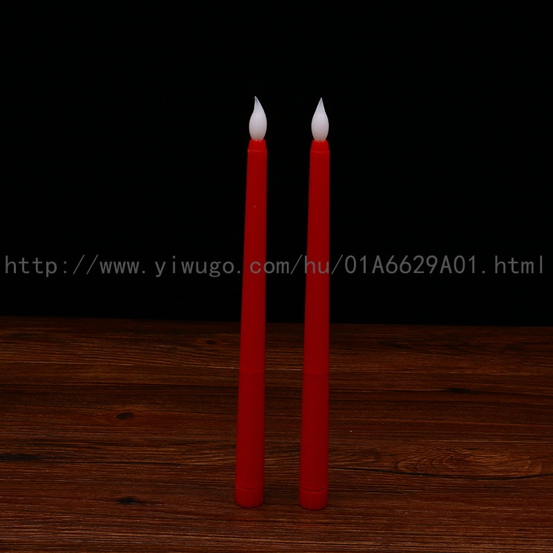 Electric Candle Lamp Swing Simulation Paraffin Remote Control Led Charging Romantic Wedding Confession Road Lead Buddhist Offering Candle Lamp