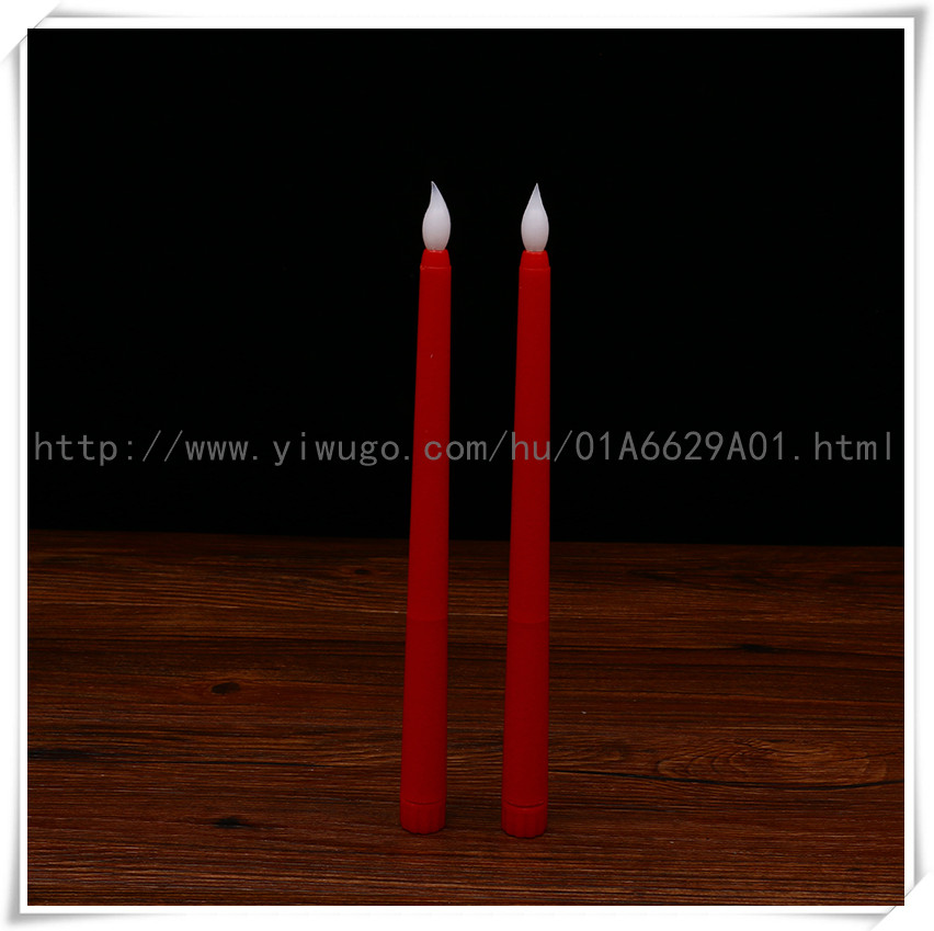 Electric Candle Lamp Swing Simulation Paraffin Remote Control Led Charging Romantic Wedding Confession Road Lead Buddhist Offering Candle Lamp
