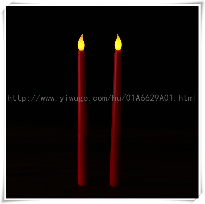 Electric Candle Lamp Swing Simulation Paraffin Remote Control Led Charging Romantic Wedding Confession Road Lead Buddhist Offering Candle Lamp