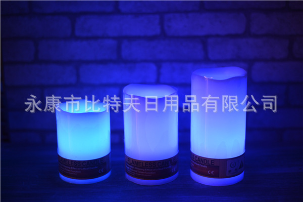 18 key fashionable electronic remote control candle lamp wave mouth wax lamp wedding path lead to change color candle lamp