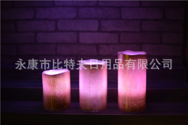 18 key fashionable electronic remote control candle lamp wave mouth wax lamp wedding path lead to change color candle lamp