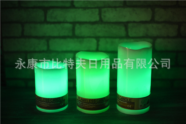 18 key fashionable electronic remote control candle lamp wave mouth wax lamp wedding path lead to change color candle lamp