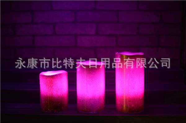 18 key fashionable electronic remote control candle lamp wave mouth wax lamp wedding path lead to change color candle lamp