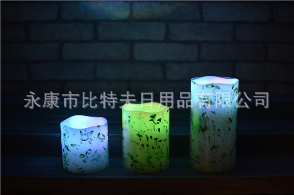 18 key fashionable electronic remote control candle lamp wave mouth wax lamp wedding path lead to change color candle lamp